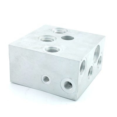 Customized CNC Machined Aluminum Alloy Stainless Steel Valve Block for Pharmaceutical