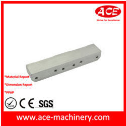 RoHS Certified Precision Parts CNC Machining Manifold Block with Customized Design